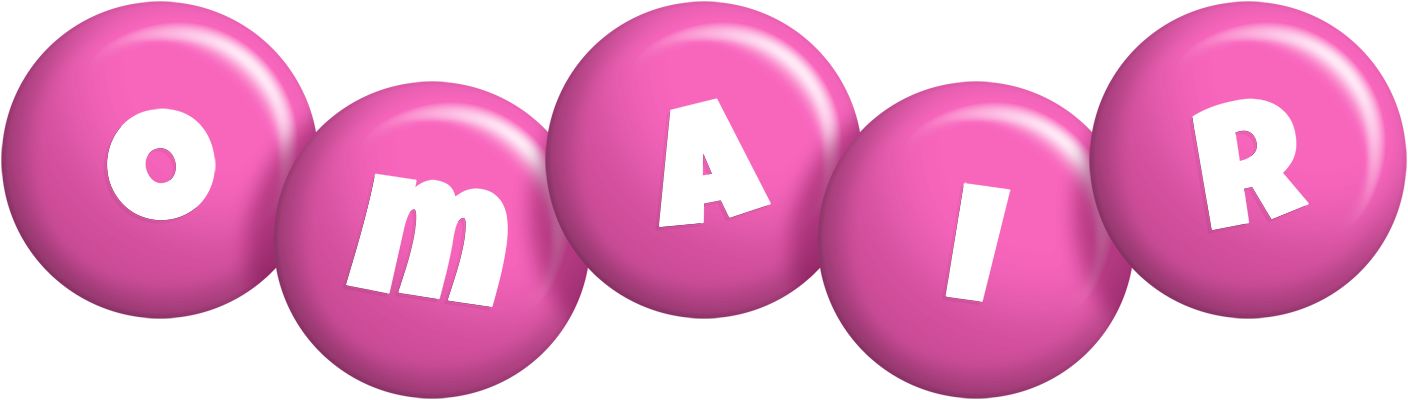 Omair candy-pink logo