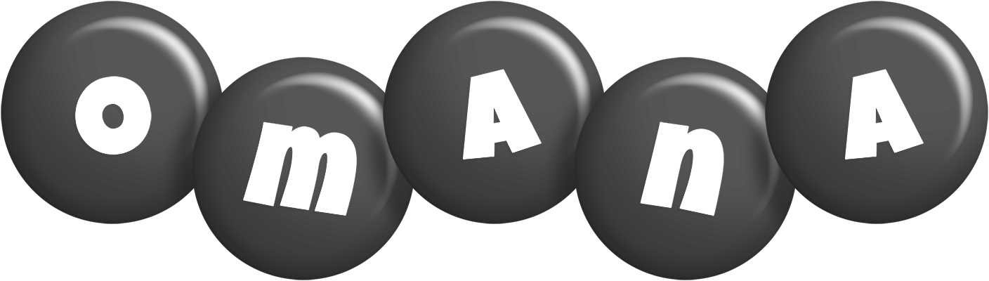 Omana candy-black logo