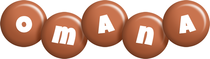 Omana candy-brown logo