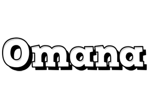 Omana snowing logo