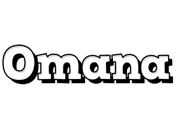Omana snowing logo