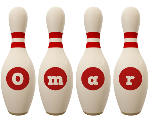 Omar bowling-pin logo