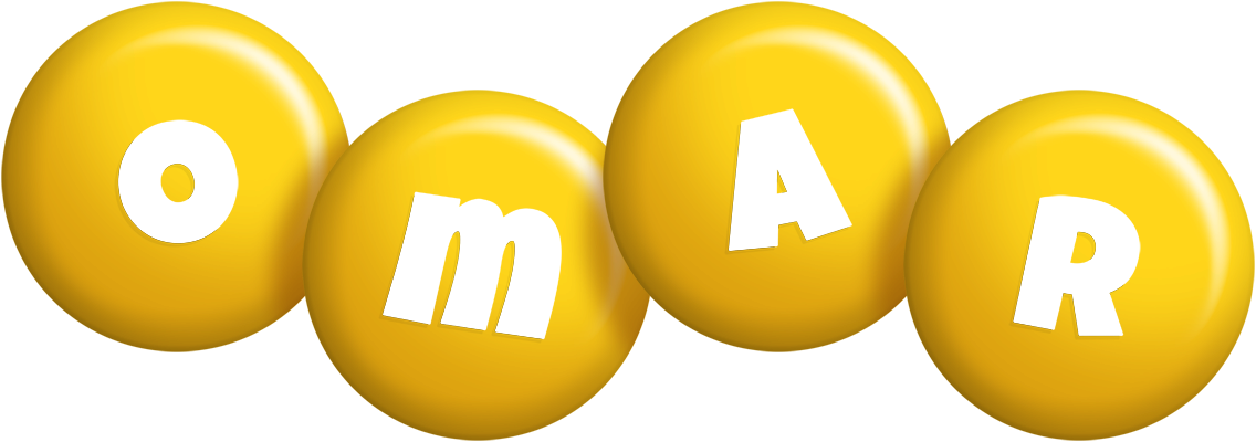 Omar candy-yellow logo