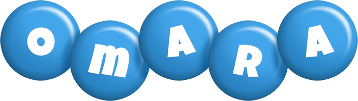 Omara candy-blue logo