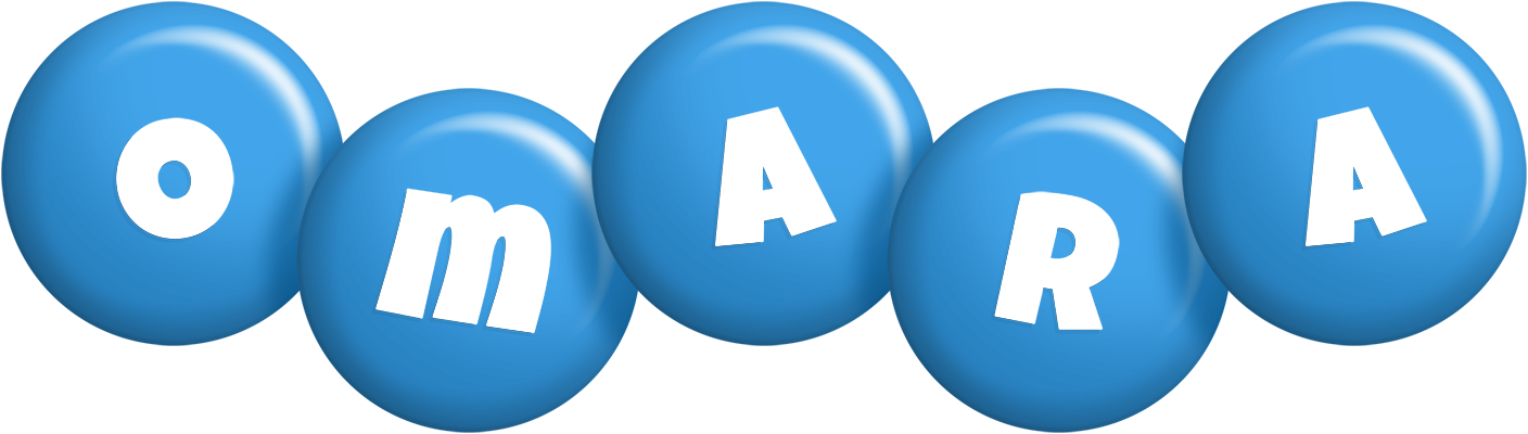 Omara candy-blue logo