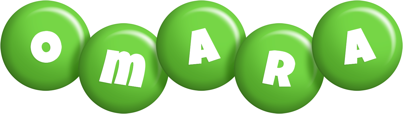 Omara candy-green logo