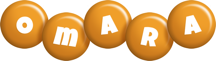 Omara candy-orange logo