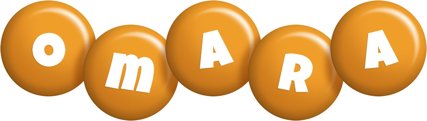 Omara candy-orange logo