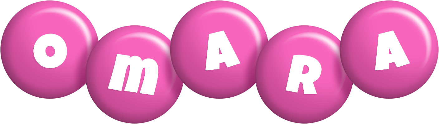 Omara candy-pink logo