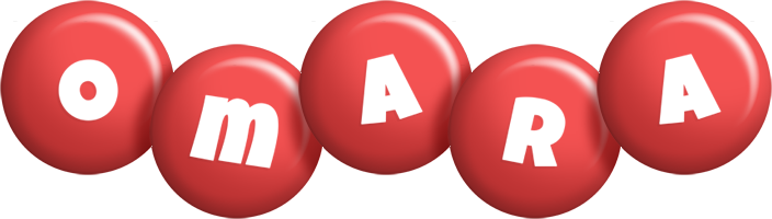Omara candy-red logo
