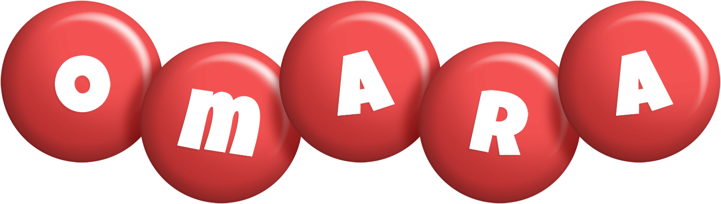 Omara candy-red logo