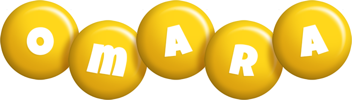 Omara candy-yellow logo