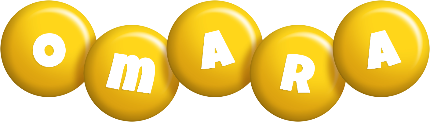 Omara candy-yellow logo