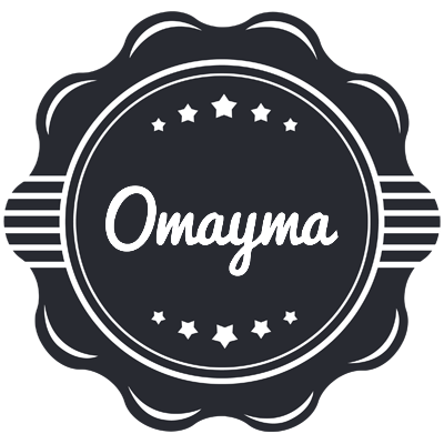 Omayma badge logo