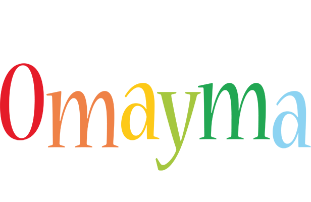 Omayma birthday logo