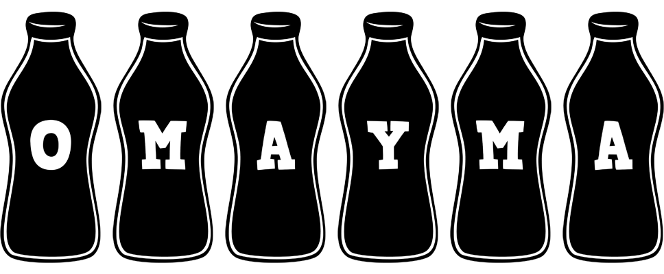 Omayma bottle logo