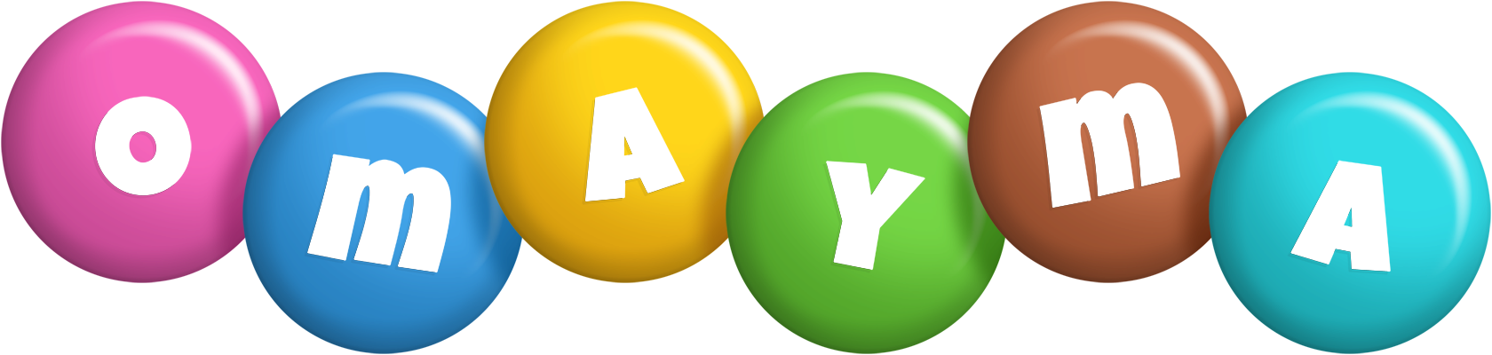 Omayma candy logo