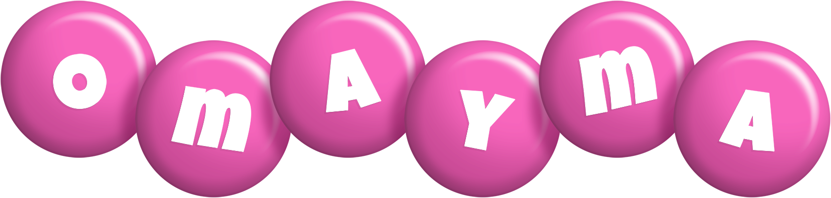 Omayma candy-pink logo