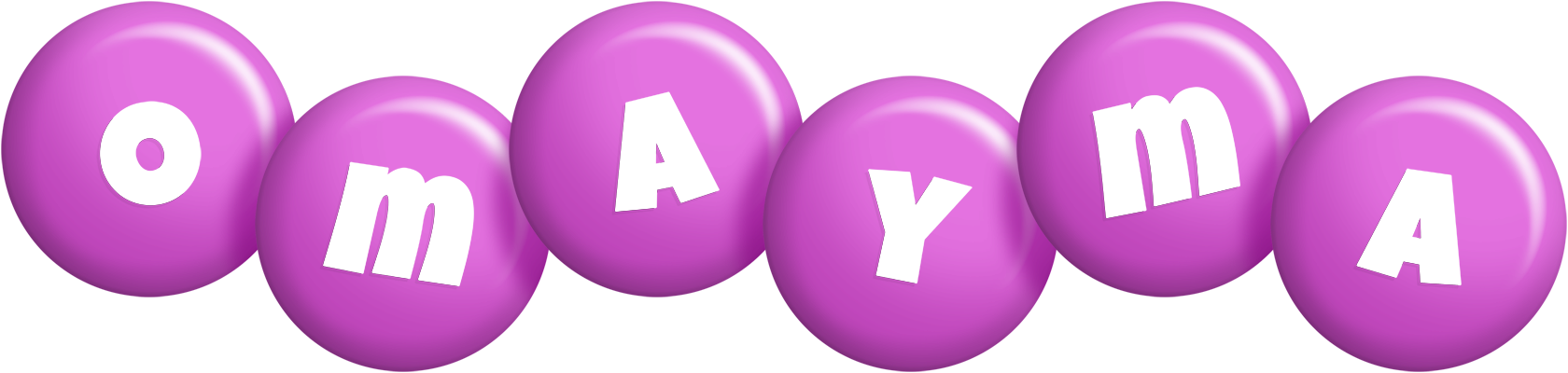 Omayma candy-purple logo