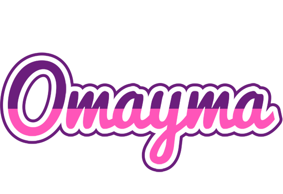 Omayma cheerful logo