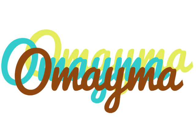 Omayma cupcake logo