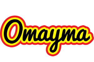 Omayma flaming logo