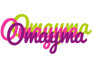 Omayma flowers logo