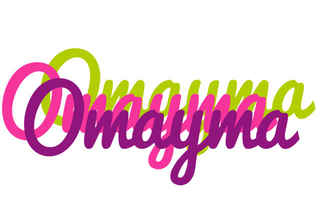 Omayma flowers logo