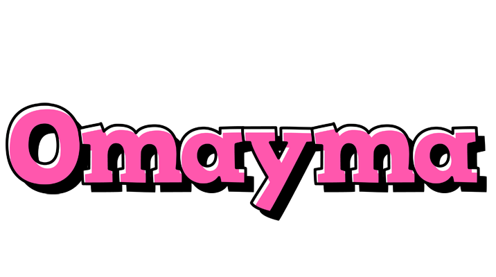 Omayma girlish logo