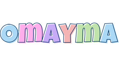 Omayma pastel logo