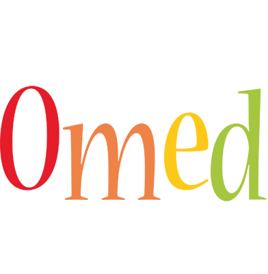 Omed birthday logo