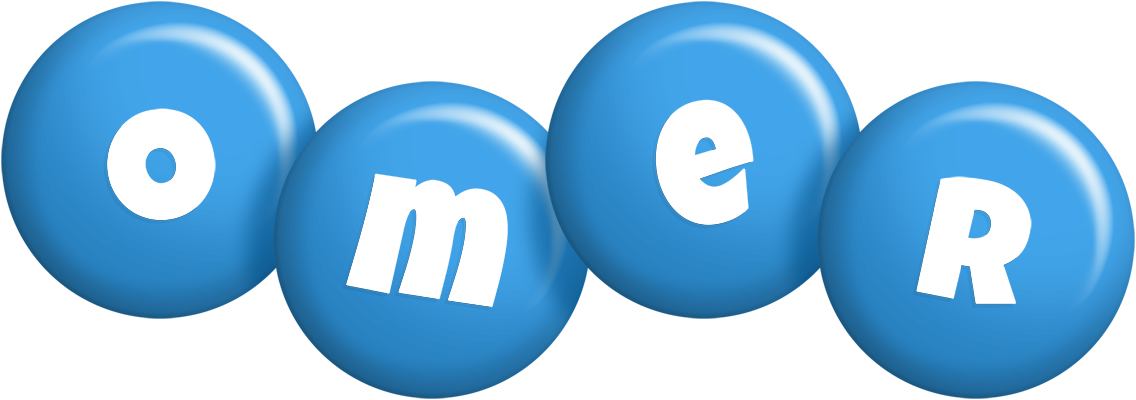 Omer candy-blue logo