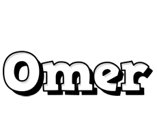 Omer snowing logo