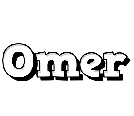 Omer snowing logo