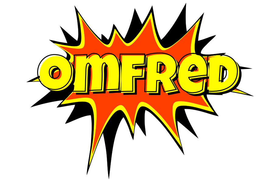 Omfred bazinga logo
