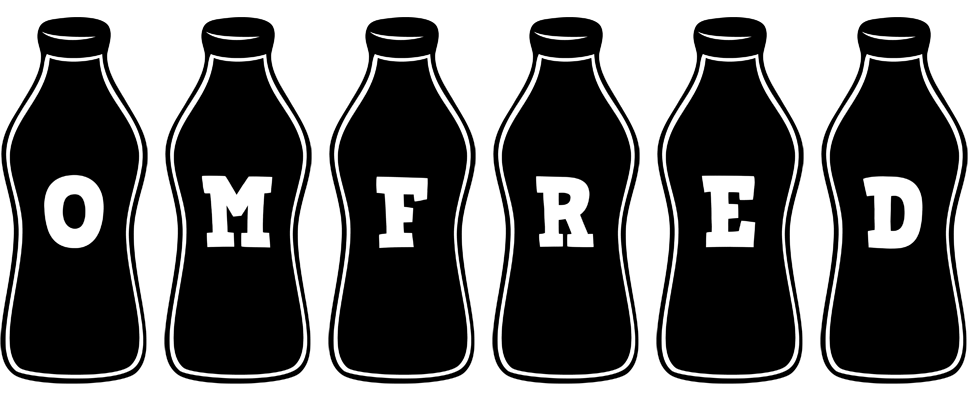 Omfred bottle logo