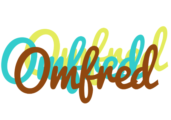 Omfred cupcake logo