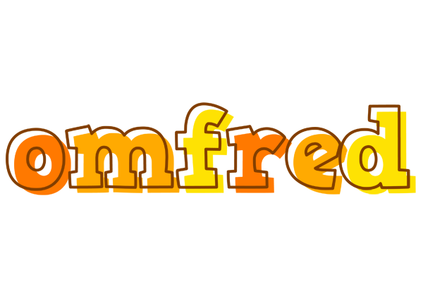 Omfred desert logo