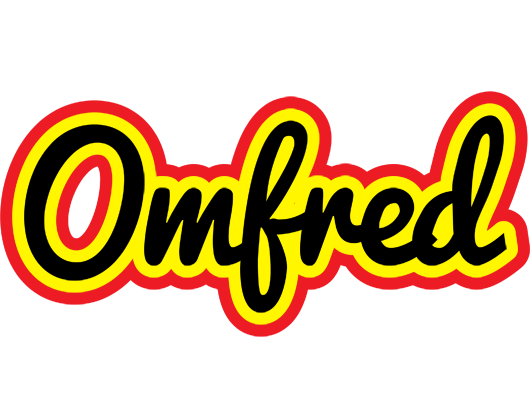 Omfred flaming logo