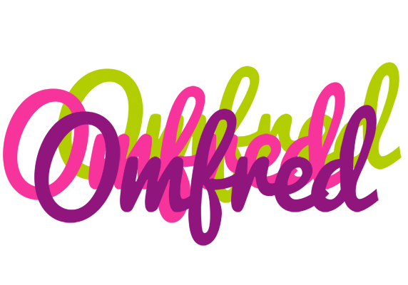 Omfred flowers logo