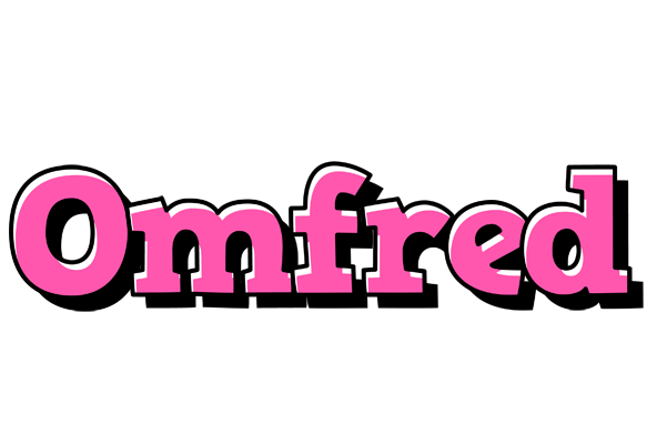 Omfred girlish logo