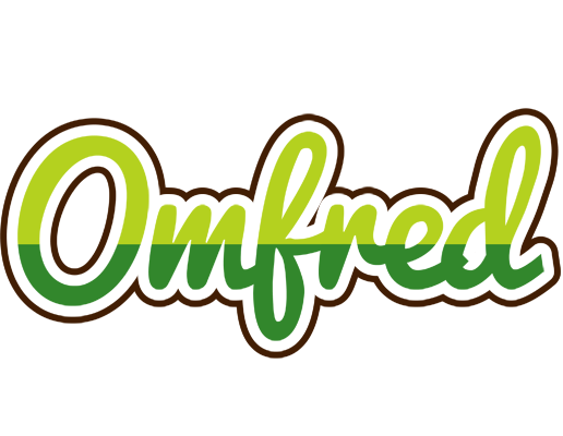 Omfred golfing logo