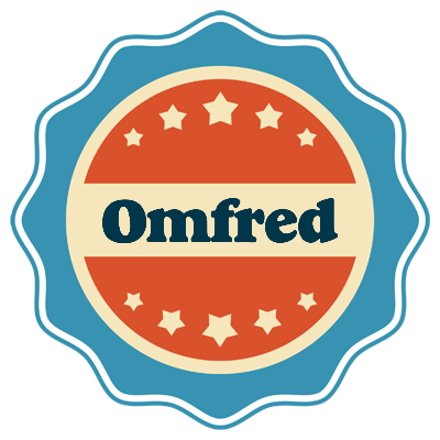 Omfred labels logo