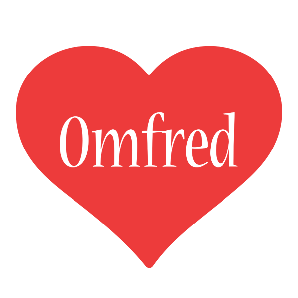 Omfred love logo