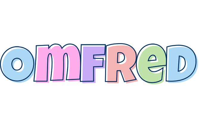 Omfred pastel logo