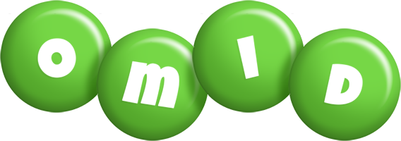 Omid candy-green logo