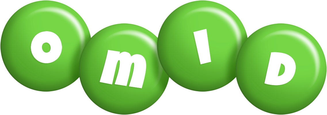 Omid candy-green logo