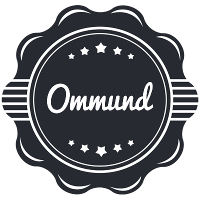 Ommund badge logo