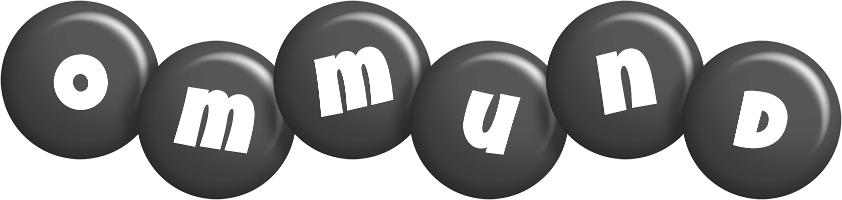 Ommund candy-black logo