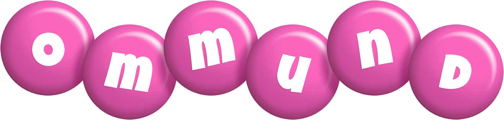 Ommund candy-pink logo